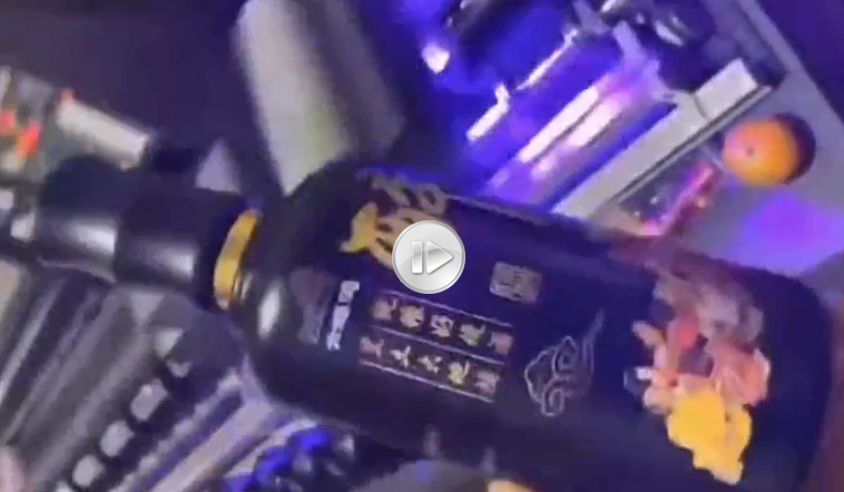 圓柱體打印視頻，酒瓶打印視頻，化妝品打印視頻